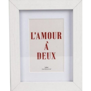 Bilderrahmen weiß - ca. 15 x 20 cm