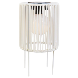 Solar LED Lampe - warmweiß - ca. 14 x 14 x 15,5 cm