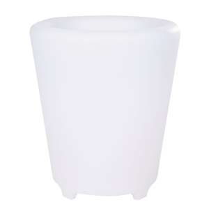 Blumentopf mit Farbwechsel LED - ca. 26,5 x 26,5 x 29 cm