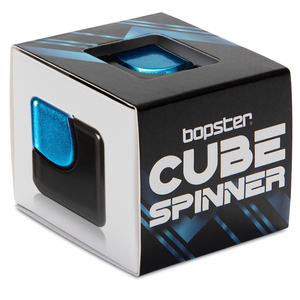 Fidget Spinner - Cube - schwarz/blau - ca. 2,8 x 2,8 cm