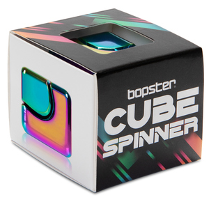 Fidget Spinner - Cube - bunt - metallic - ca. 2,8 x 2,8 cm