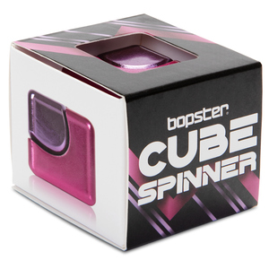 Fidget Spinner - Cube - pink/lila - ca. 2,8 x 2,8 cm