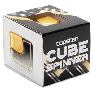 Fidget Spinner - Cube - silber/gold - ca. 2,8 x 2,8 cm