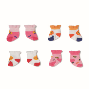 BABY born - 2 Paar Socken - bunt - 43 cm - 1 Set