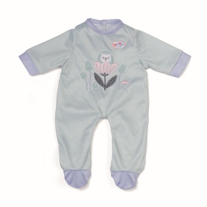 BABY born - Strampler Mint - Igel und Blumen - 43 cm