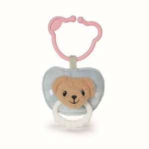 BABY born for babies - Plüschschnuller mit Beißring und Clip - Teddy