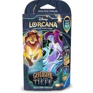 Disney Lorcana - Geflüster aus der Tiefe - Einzelspieler Deck - Bernstein und Smaragd