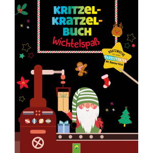 Kritzel-Kratzel-Buch Wichtelspaß