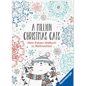 A Million Christmas Cats - Mein Katzen-Malbuch zu Weihnachten