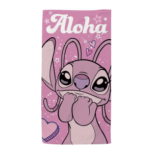 Disney Stitch - Handtuch - ca. 70 x 140 cm - rosa