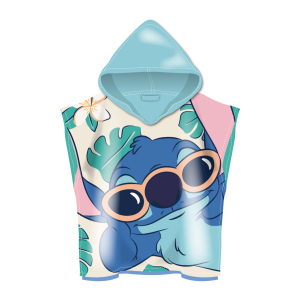 Disney Stitch - Poncho - ca. 50 x 100 cm - blau