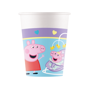 Peppa Wutz - 8 Pappbecher - ca. 200 ml