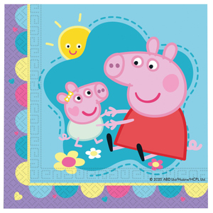 Peppa Wutz - 20 Servietten - ca. 33 x 33 cm