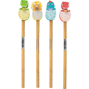 Bleistift - Baby Dino - mit Radiergummi - 1 Stück