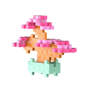 PlusPlus - Bausteine Bonsai pink - 50 Teile