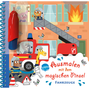 Ausmalen mit dem magischen Pinsel - Fahrzeuge