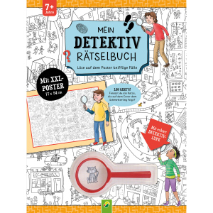 Mein Detektiv-Rätselbuch - mit Lupe und Poster