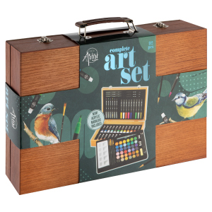 Malkoffer - 92 Teile - Mix Media Art Set