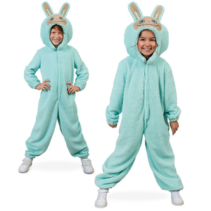 Kinderkostüm - Knuddelmonster - blau - in verschiedenen Größen erhältlich