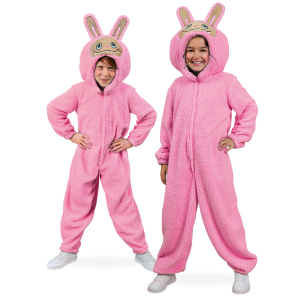 Kinderkostüm - Knuddelmonster - pink - in verschiedenen Größen erhältlich