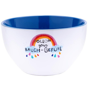 Schale - mit Regenbogen-Motiv - Ø ca. 13,5 cm