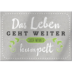 Magnet - mit Umschlag - Leben - ca. 8,2 x 6 cm