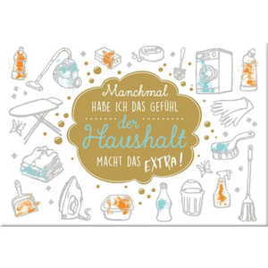 Magnet - mit Umschlag -Haushalt - ca. 8,2 x 6 cm