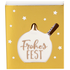 Geldgeschenk - Frohes Fest - ca. 6,3 x 1,4 cm