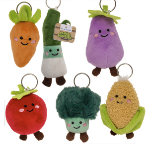 Schlüsselanhänger - Plüsch Gemüse - 1 Stück