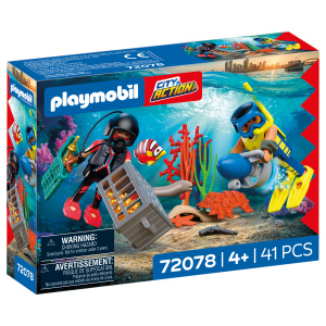 Playmobil® 72078 - Polizeitaucher mit Schatz