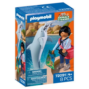 Playmobil® 72091 - Zoo: Delfin und Besucherin