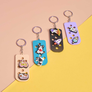 Schlüsselanhänger - mit Charms - 1 Stück