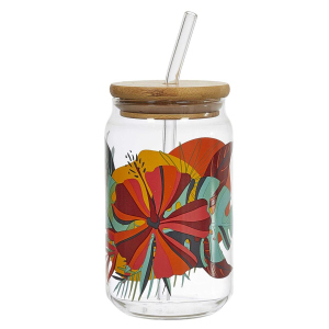 Trinkglas - Exotic Paradise - ca. 450 ml