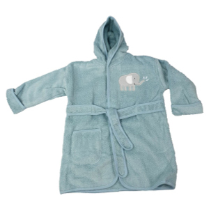 Bademantel - Elefant - mint - verschiedene Größen - 1 Stück