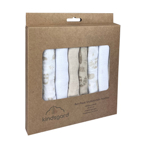 Mullwindel - 8er Pack - beige - 65 x 65cm