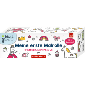 Meine erste Malrolle - Prinzessin, Einhorn & Co. - Mini Künstler