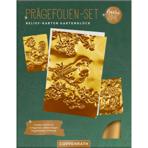 Prägefolien-Set - Relief-Karten Gartenglück - Creative Time