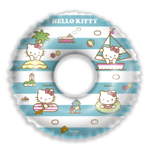 Hello Kitty - Schwimmring - blau/weiß