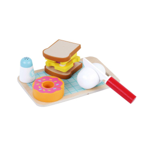 Besttoy - Holz Lebensmittel - Schneideset - Frühstück