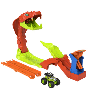 Hot Wheels -Spielset -  Monster Trucks - Gigantische Schlangenjagd