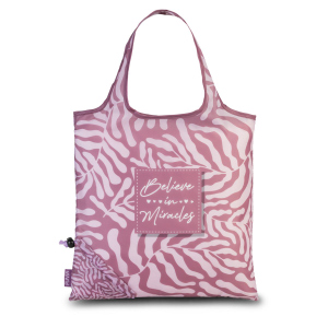 Faltshopper - Einkaufstasche mit Tierprint - 1 Stück