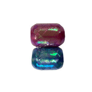 2 Eiknäuel - irisierend - pink und blau