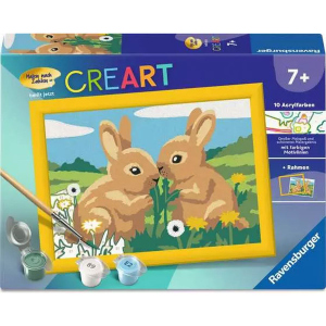 Malen nach Zahlen - CREART® - Hasenfreunde