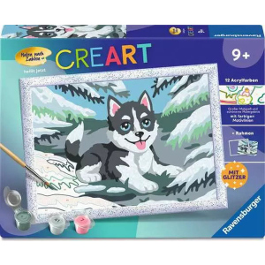 Malen nach Zahlen - CREART® - Frecher Husky