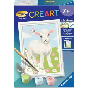 Malen nach Zahlen - CREART® - Süßes Lämmchen