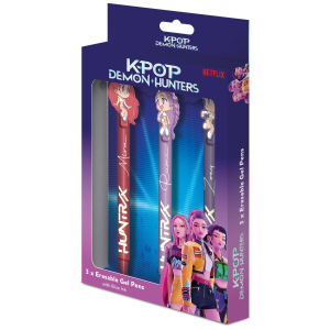 Kpop Demon Hunters - Kugelschreiber - radierbar - 3er Set