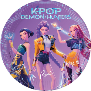 KPOP Demon Hunters - 8 Pappteller - Ø ca. 23 cm