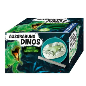 Ausgrabung - Nachtleuchtende Dinos - 1 Stück