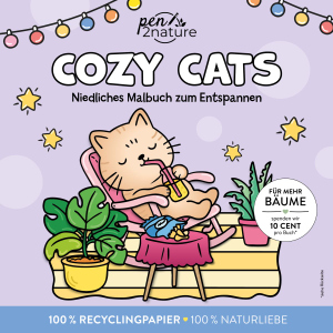 Cozy Cats - Niedliches Malbuch zum Entspannen