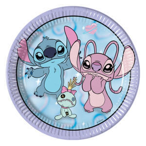Disney Stitch -  8 Pappteller - Ø ca. 23 cm